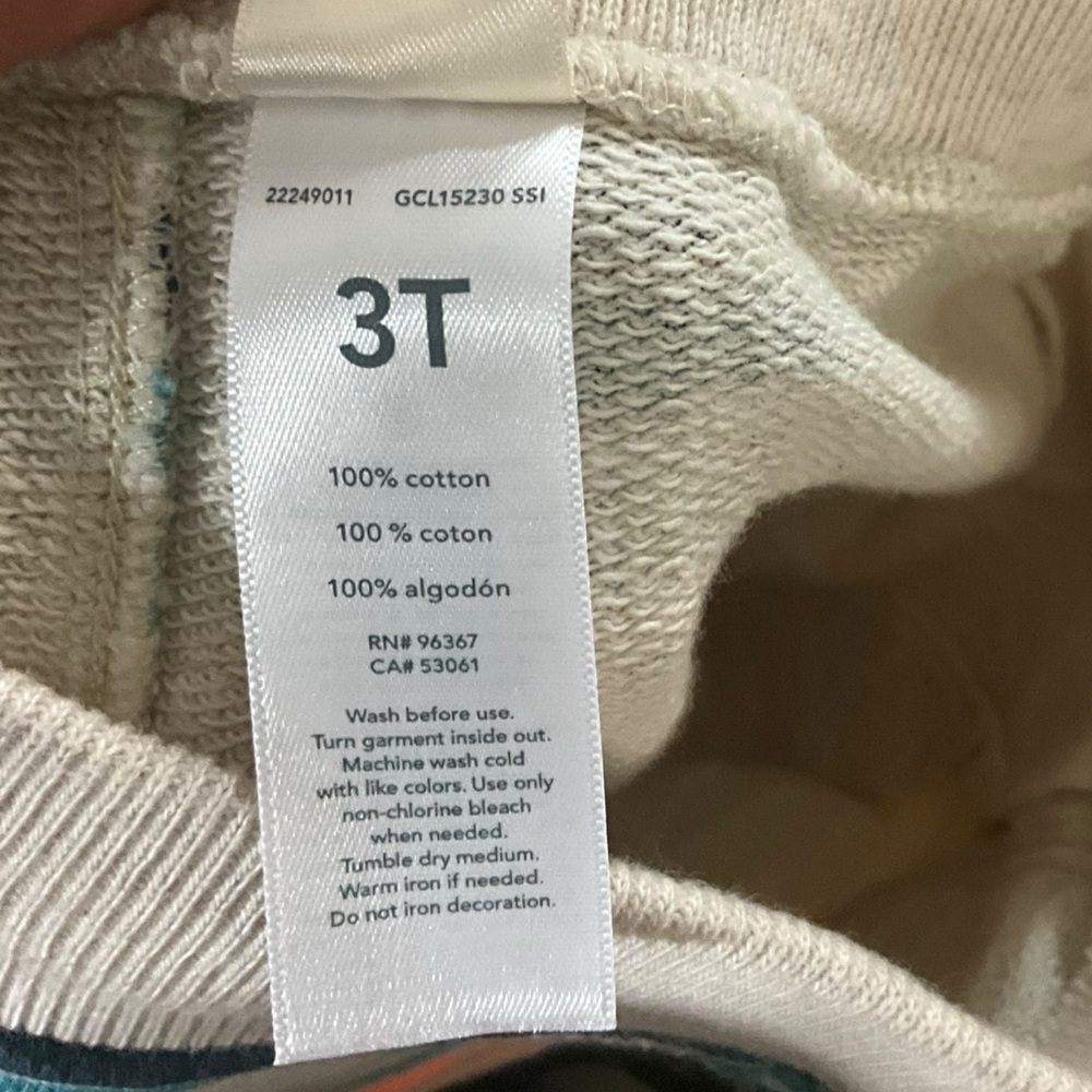Oshkosh B’Gosh Multi Colored Striped French Terry Pull On Cotton Kids Shorts - Picture 12 of 12